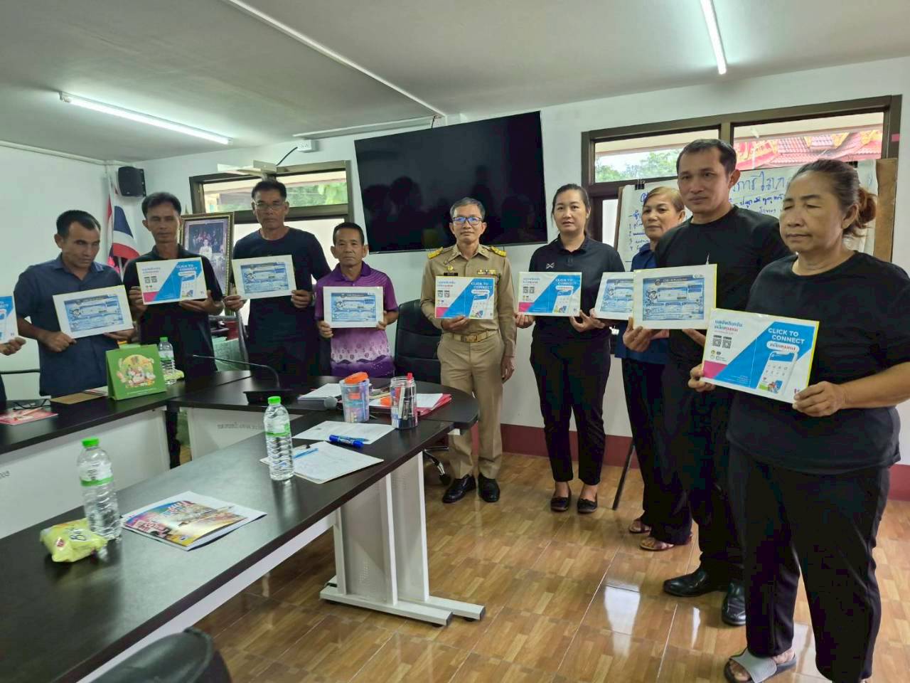 พช.นิคมนำ้อูน : ประชาสัมพันธ์การใช้งานและดาวน์โหลดแพลตฟอร์มดิจิทัล Click ชุมชน “เรียนรู้ ดู เที่ยว ทั่วไทย”