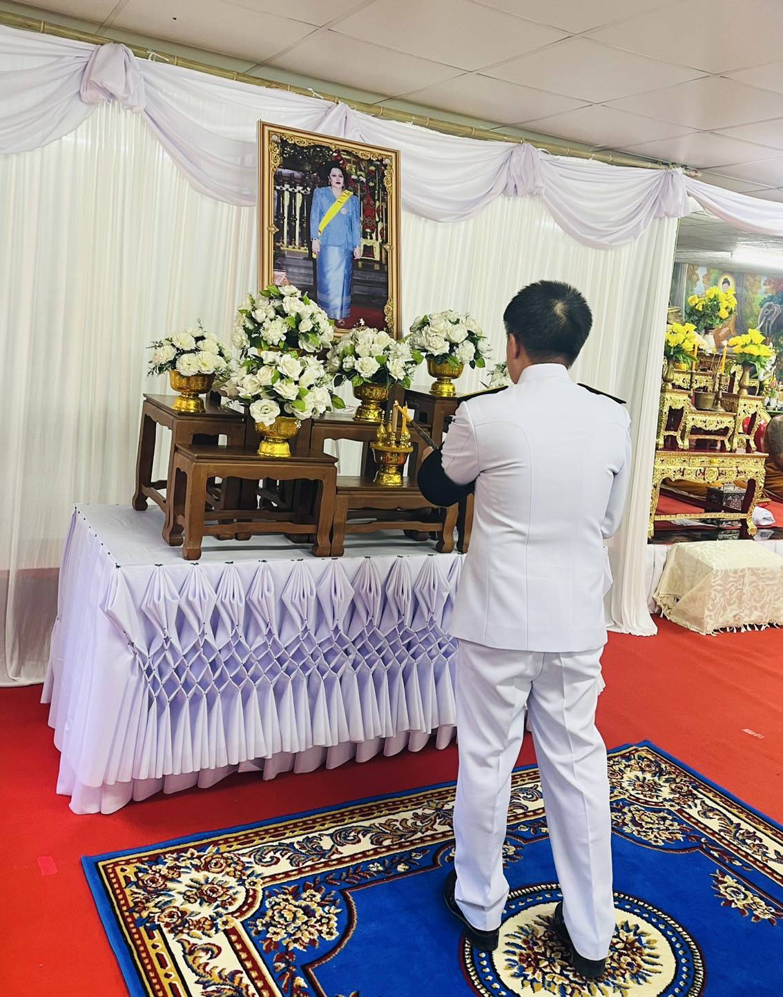 พช.นิคมนำ้อูน ร่วมพิธีบำเพ็ญพระราชกุศล ถวายสมเด็จพระนางเจ้าสิริกิติ์ พระบรมราชินีนาถ พระบรมราชชนนีพันปีหลวง เนื่องในวันคล้ายวันพระราชสมภพ